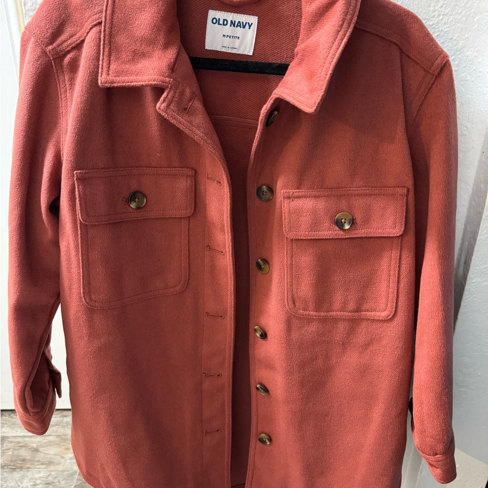 Old Navy Brown Utility Jacket Relaxed Fit